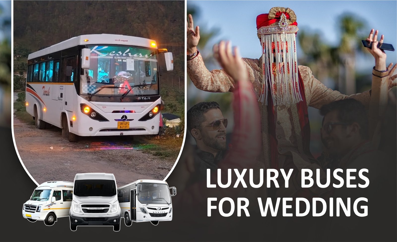 Luxury Buses for Wedding