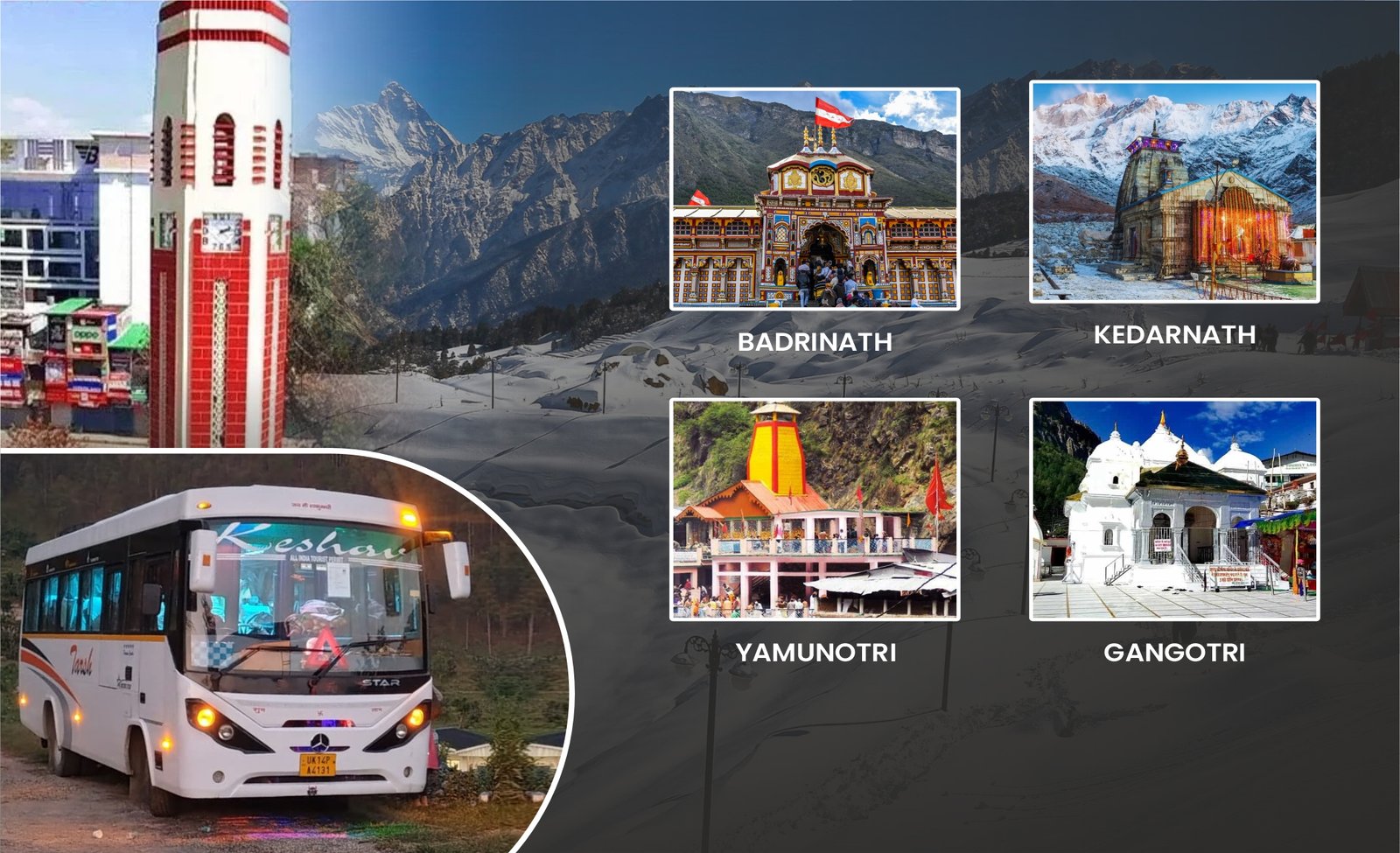 Luxury AC Buses for Char Dham Yatra in Dehradun