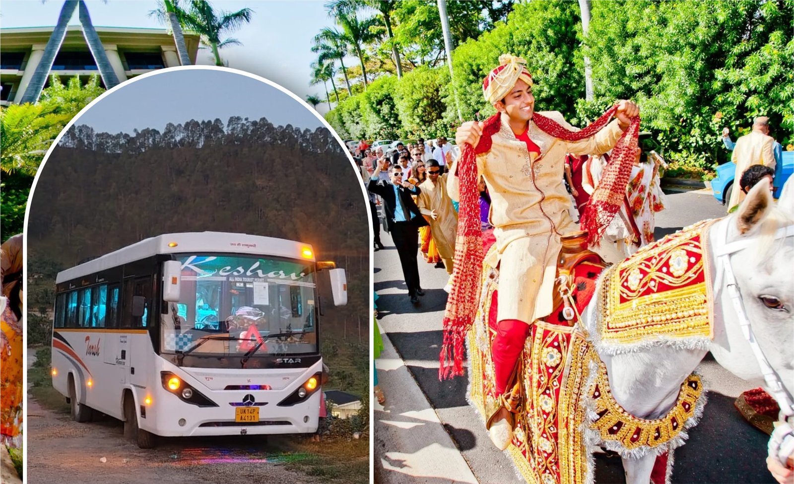 Luxury Buses for Wedding in Dehradun